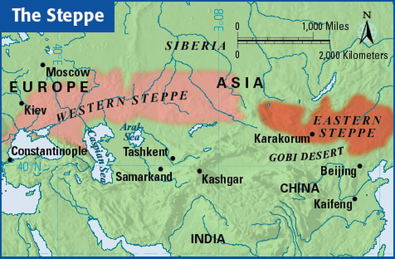 steppe in asia